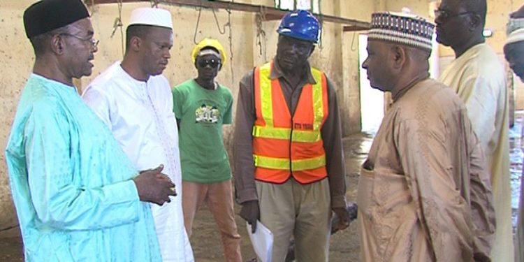 Sahel-Niger : le PATI SUR le chantier de l’abattoir de Tillabéry